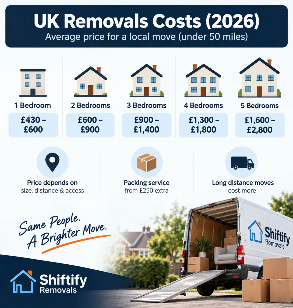 How Much Do Removals Cost in the UK? (2026 Real Price Guide) 1 How Much Do Removals Cost in the UK? (2026 Real Price Guide)