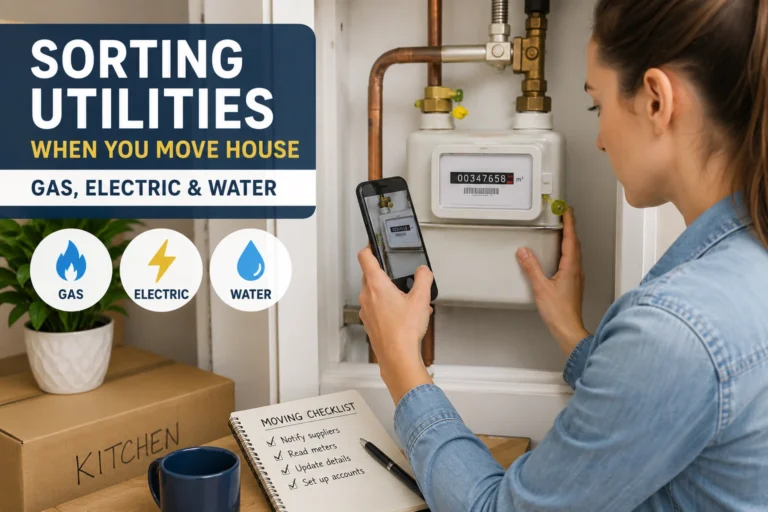 Moving House Utilities Checklist: Gas, Electric, Water and Broadband